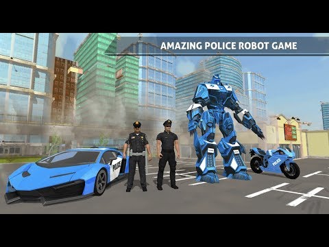 US Police Robot Car Game – Police Plane Transport Android Gameplay