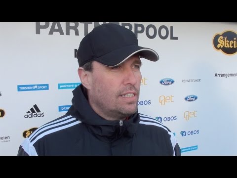 Intervju med Skeid-trener Tom Nordlie etter Skeid - Lyn 27.04.2017