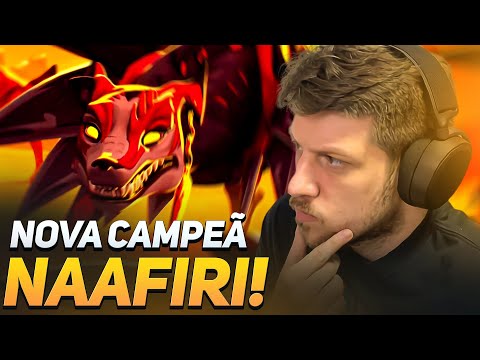 KLAUS REAGE A ANIMAÇÃO DA NOVA CAMPEÃ NAAFIRI DO LOL!