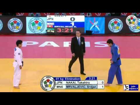 Takahiro Nakai (JPN) - Srdjan Mrvaljevic (MNE) [-81kg]