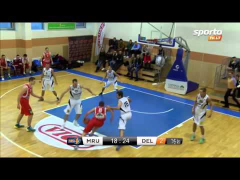 SportoTV.lt: NKL ketvirtfinalis. „Vilnius-MRU" - „Delikatesas" 2014-03-20