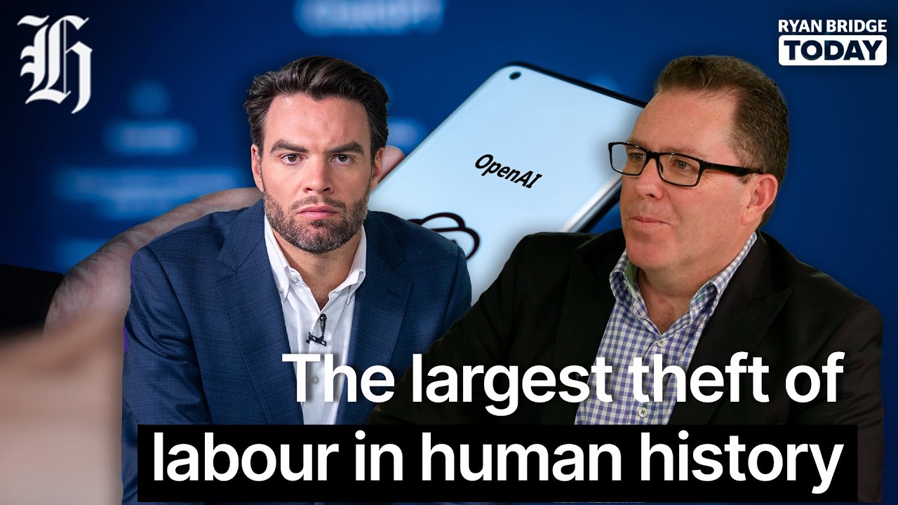 'The largest theft of labour in human history': OpenAI sued over copyright | Ryan Bridge TODAY