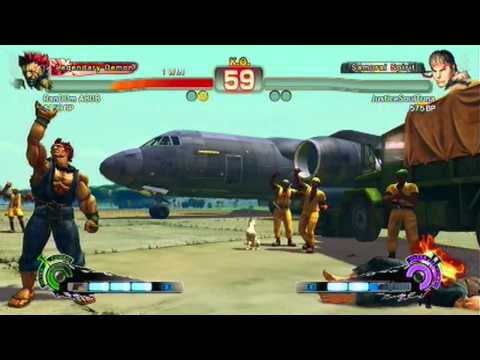 -SSFIV & AE- RanD0m A80B [AKUMA] Vs. JusticeSoulTuna [RYU]  |15|