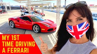 My 1st time driving a Ferrari | Dream Racing in Las Vegas