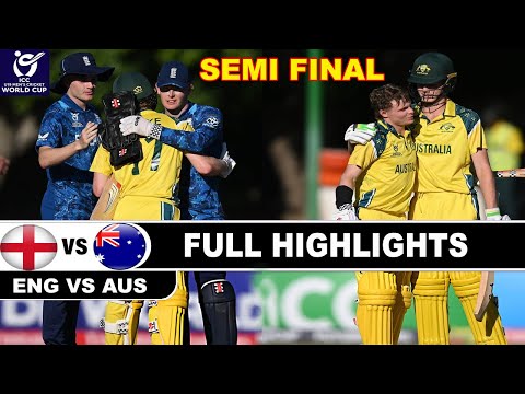 ENGLAND VS AUSTRALIA ICC U19 WORLD CUP 2026 MATCH HIGHLIGHTS | ENG VS AUS MATCH HIGHLIGHTS 2026