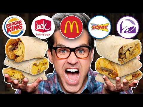 Which Fast Food Chain's Breakfast Burrito Tastes The Best? Two YouTubers Take A Blind Taste Test