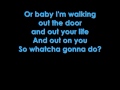 Martina McBride - Watcha Gonna Do lyrics