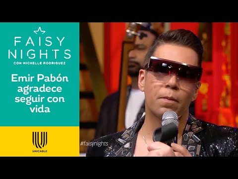 Emir Pabón reflexiona tras el accidente que sufrió con su esposa | Faisy Nights | Unicable
