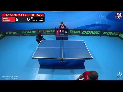 17:00 Mykola Halynskyi 2 - 3 Yurii Shchepanskyi West 3 WIN CUP 10.10.2022 | TABLE TENNIS WINCUP