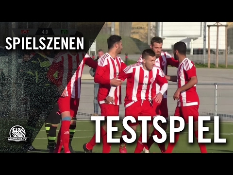 SG Rot-Weiss Frankfurt - FV Bad Vilbel (Testspiel) - Spielszenen | MAINKICK.TV