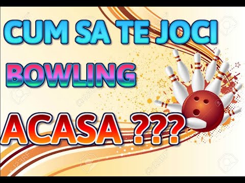 Toddler Bowling Play Pretend/ Joc de Bowling acasa/ Cum sa joci bowling acasa cu piticii