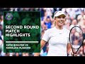 Katie Boulter vs Karolina Pliskova | Match Highlights | Wimbledon 2022
