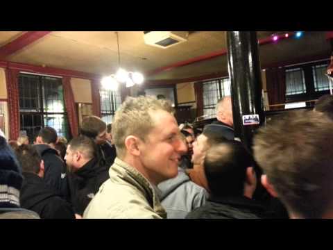 Southend fans in the pub at Leyton Orient