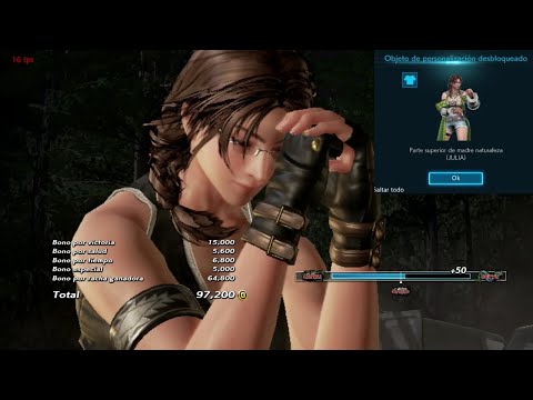 L7 283 Julia chan  costume BK Desbloqueo vs Claudio ​- Tekken 7 ( Uchiha x24 ) Gameplay PC