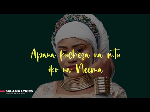 Apana Kucheza Na Mtu Iko Na Neema Lyrics Video - Chancelle Ngoie SALAMA