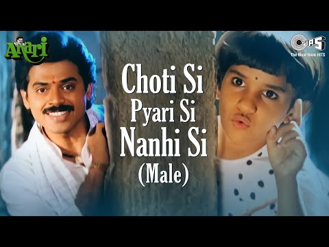 Choti Si Pyarisi Nanhisi - Male | Anari | Udit Narayan | Venkatesh |  90's Hits Song