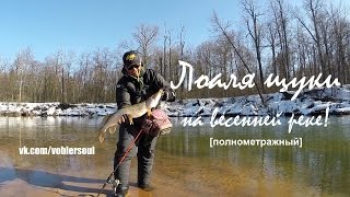 Ловля щуки ранней весной на малых быстрых реках