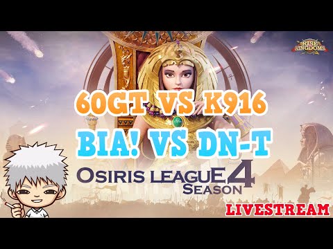 LIVE 12:45 UTC - Osiris League: 60GT vs K916, OneV VS C9N, BIA! VS DN-T!