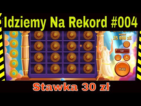 Idziemy Na Rekord #004 🏆 Grzmiąca Fortuna 👉 Stawka 30 zł 💰
