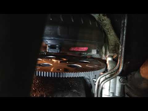 Installing a Flexplate without pulling the transmission rear wheel drive. Pt.1.
