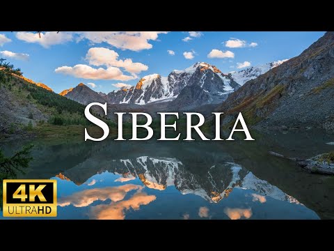 FLYING OVER SIBERIA (4K UHD) - Relaxing Music Along With Beautiful Nature Videos - 4K Video HD
