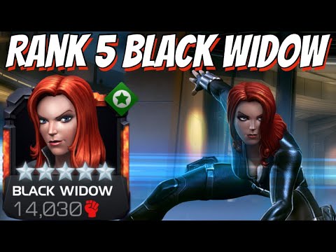 MAXED OUT 5* OG BLACK WIDOW Rank Up & Gameplay - The OG QUEEN Of Ability Accuracy Reduction!!!