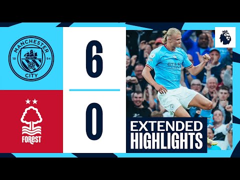 EXTENDED HIGHLIGHTS | Man City 6-0 Nottingham Forest | Haaland hat-trick heroics, Alvarez double!