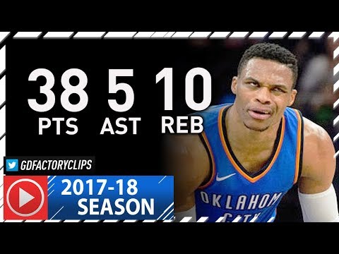 Russell Westbrook Full Highlights vs Timberwolves (2018.01.10) - 38 Pts, 10 Reb, 5 Ast