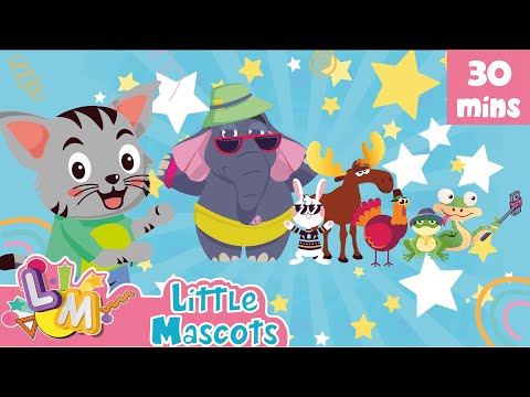 Funky Animals + Happy Birthday Song + more Little Mascots Nursery Rhymes & Kids Songs