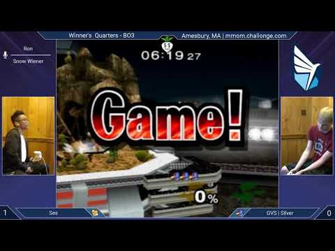 MMOM155 SSBM - Ses (Fox) vs. GVS | Silver Alloy (Falco) - Melee WQF