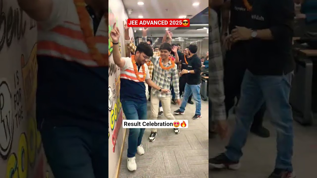 JEE Toppers DANCE😎|| Result Celebration🔥#jeewallah #shorts #pw #physicswallah