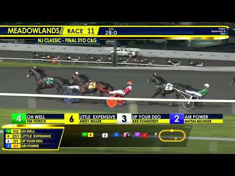 September 8, 2023 - NJ Classic Final 3YO C&G Trot - Race 11