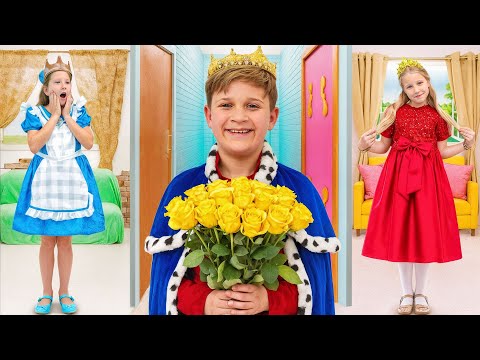Rich vs Poor Princess - Battle for the Prince 👑💖 | Kids Comedy Video