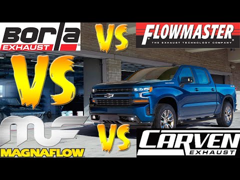 2018 Chevy Silverado Muffler Sound Comparisons - Flowmaster VS Borla VS Magnaflow VS Carven