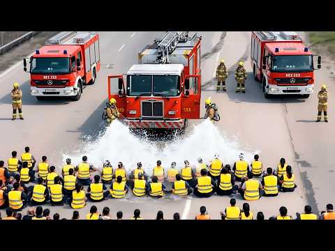 When Firefighters Get Blocked By IDIOTS!