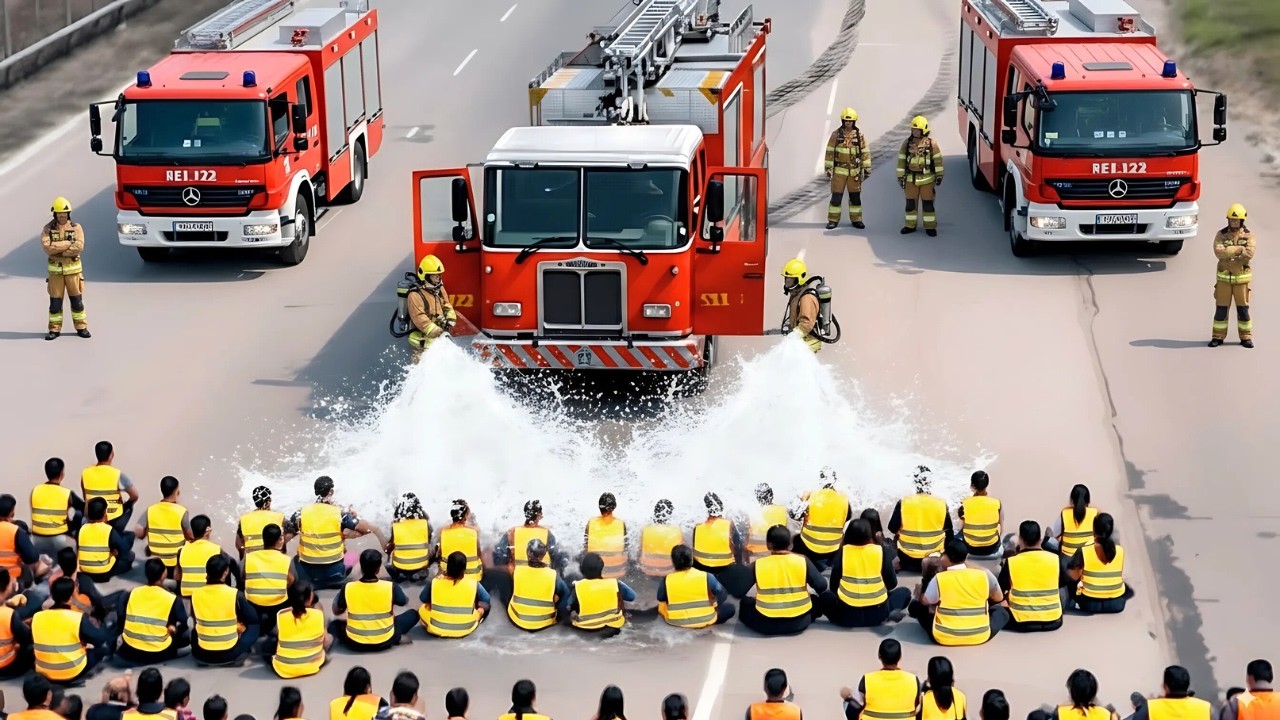 When Firefighters Get Blocked By IDIOTS!