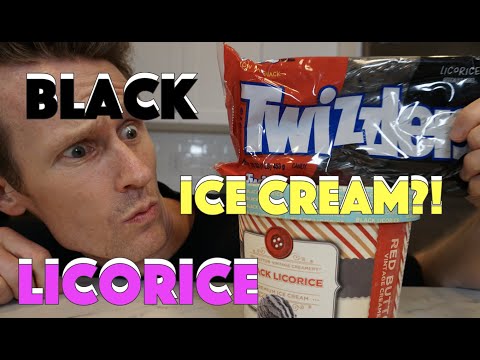 WHY do they make BLACK LICORICE ICE CREAM?! Taste test and review 😜