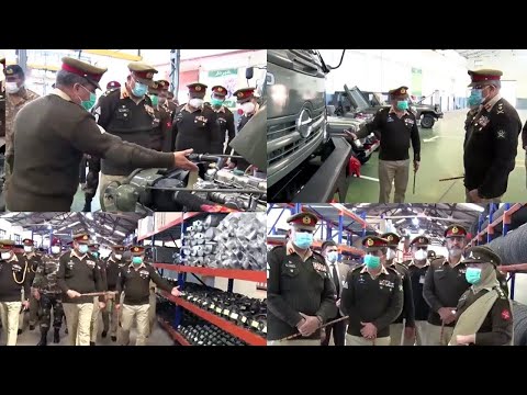 Rawalpindi | General Qamar Javed Bajwa, Chief of Army Staff visited Logistic installation /workshop