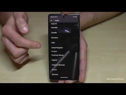 Google Pixel 6a: How to change the language?