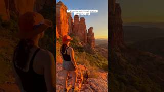 One of our favorite places to watch sunset in Sedona. #arizona #sedona #sunset #hiking