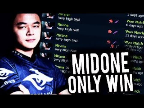 MIDONE Spamming 10 Games Mirana in 1 day with New Build 10k MMR Dota 2