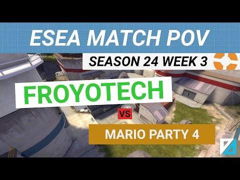 [TF2] ESEA Invite Match POV: FROYOTECH vs mario party 4