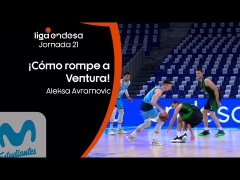 Aleksa Avramovic... ¡cómo rompe a Ventura!