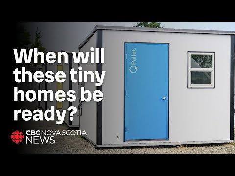 Tiny-home community running behind schedule
