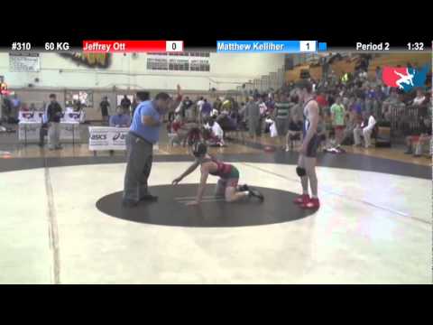 FILAJR WTT: 60 KG Jeffrey Ott (Brickhouse) vs. Matthew Kelliher (Badger WC)