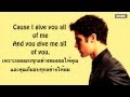 All Of Me - John Legend [By Glee] [Sub Thai ...