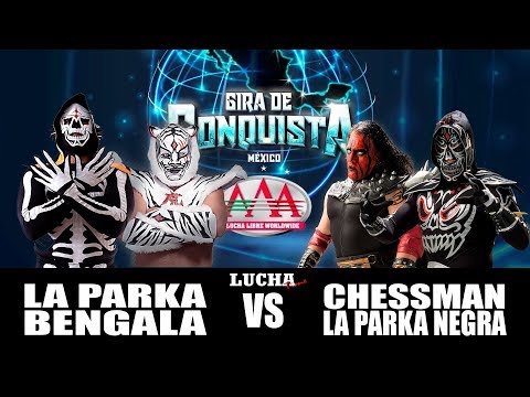 AAA Worldwide | La Parka & Bengala vs Chessman & La Parka Negra | Tijuana ᴴᴰ