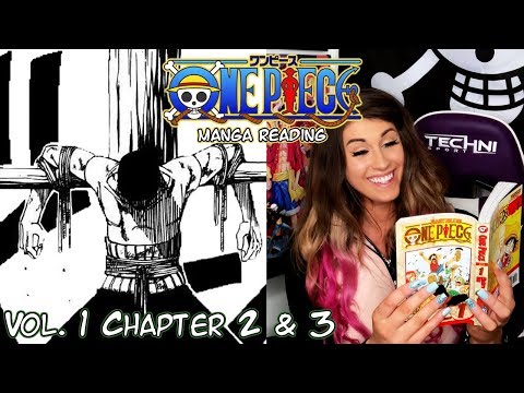 ENTER RORONOA ZORO! One Piece Manga Reading: Vol. 1 Chapter 2 & 3 READING