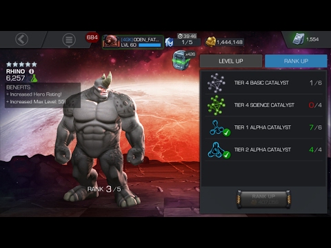 Ranking 5 Star Rhino to Rank 3! Beast Alliance War Defender!