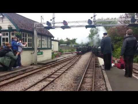 * HD* RHDR Steam & Diesel Gala 2013 Parallel Run